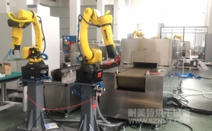 NMT-SDL-616 疫苗玻璃瓶特殊涂層工藝,預(yù)熱+固化自動化對接隧道爐烘烤線(蘇州?？松?